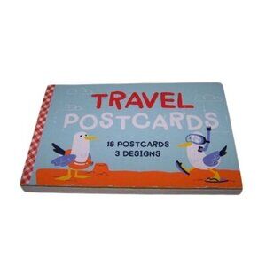 Set Of 18 Travel Postcards With 3 Designs Featuring Whimsical Sea Creatures & Sc